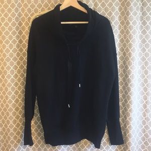 Zella black cowl neck sweatshirt size L